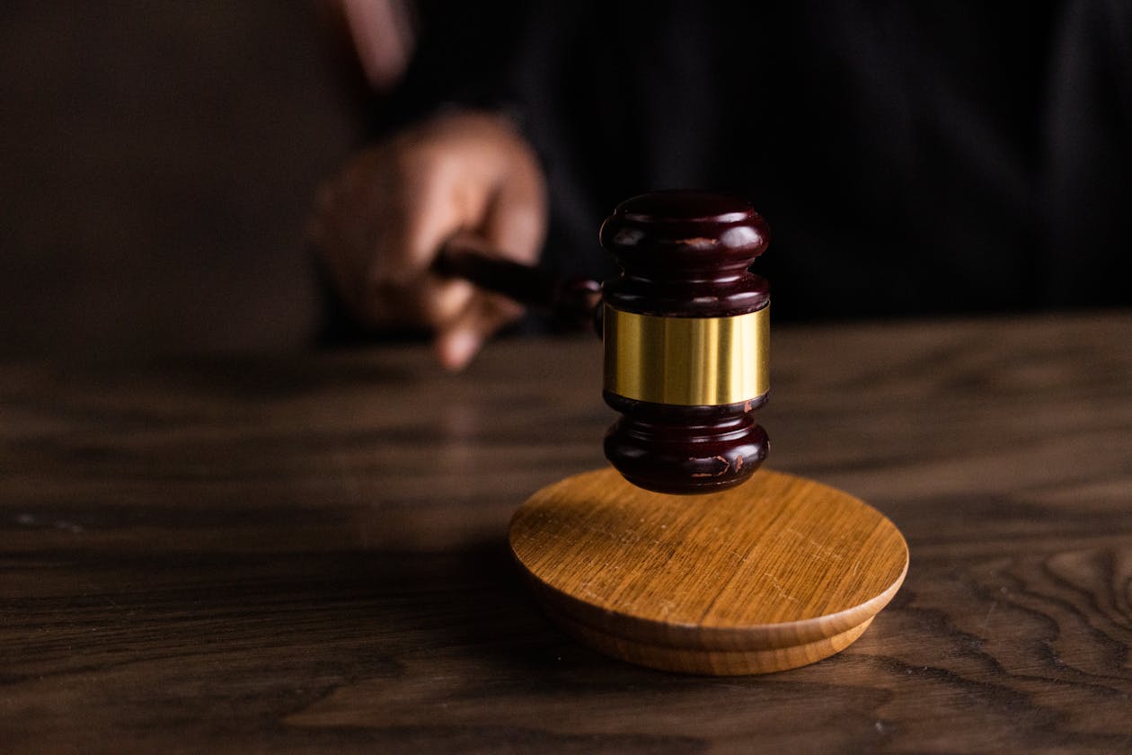 Courtroom gavel symbolizing the Alice Guo life sentence and justice against CCP political infiltration